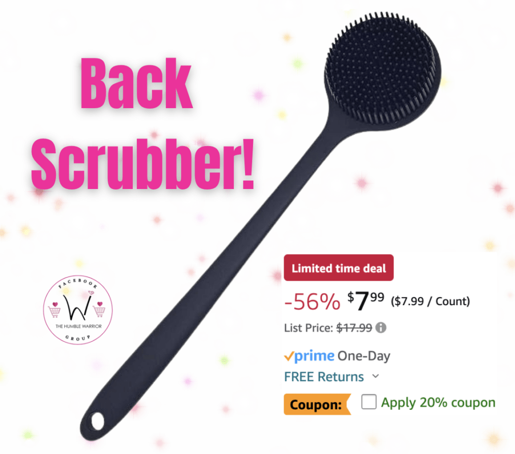 DNC Back Scrubber for the Shower!